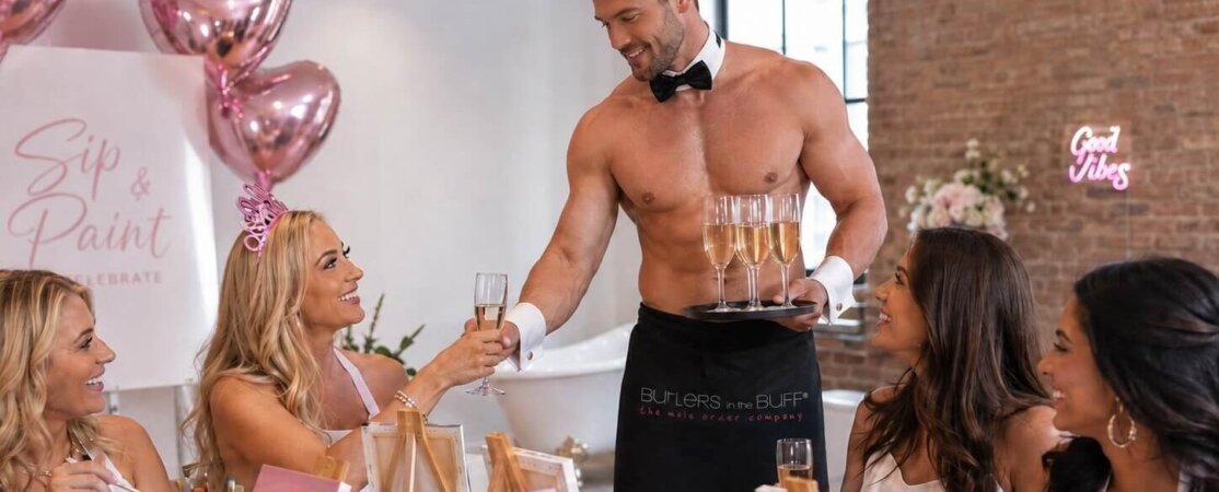 Sip and paint hen party package - Butlers with Bums