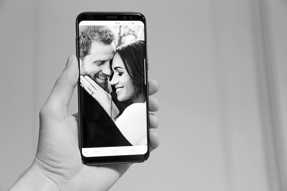 Prince Harry and Meghan Markle embracing romantically Prince Harry and Meghan Markle embracing romantically