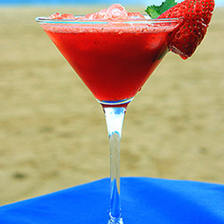 Strawberry daiquiri cocktail